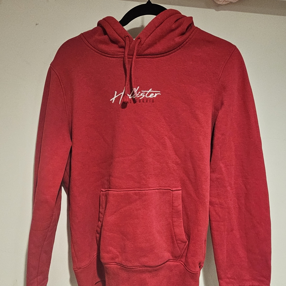 Hollister Classic Red Hoodie for Men